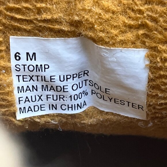 Khombu Women’s Brown Faux Fur Lace Up K Comfort Warm Winter Boots Size 6M - Picture 6 of 12